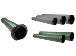 Concrete delivery cylinders