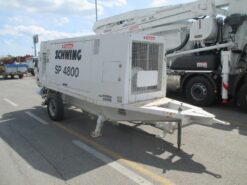 Schwing SP 4800 E portable concrete pump - electric