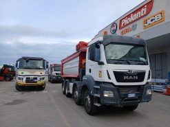 Man TGS 41.510 8x4 truck, 510 HP, euro6 equipped with Emilcamion 20m3 rear
