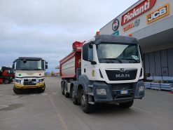 Man TGS 41.510 8x4 truck, 510 HP, €6 Emilcamion 20m3