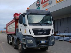 Autocarro Man TGS 41.510 8x4 cv 510 euro 6 allestimento vasca ribaltabile posteriore Emilcamion