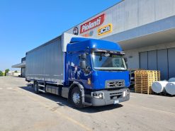Motrice Renault D-Wide 320 4x2 cv 320 euro 6 con allestimento centina con sponde in alluminio