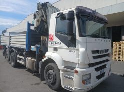 Autocarro Iveco Stralis 310 6X4 310CV Euro 5 con allestimento gru Cormach 28000 EF